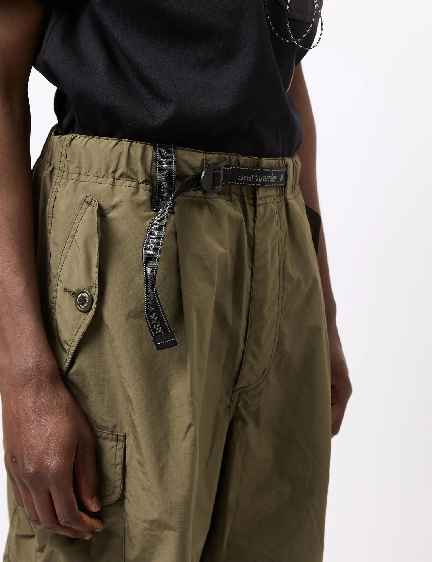 and Wander Oversized Cargo Pants - Khaki