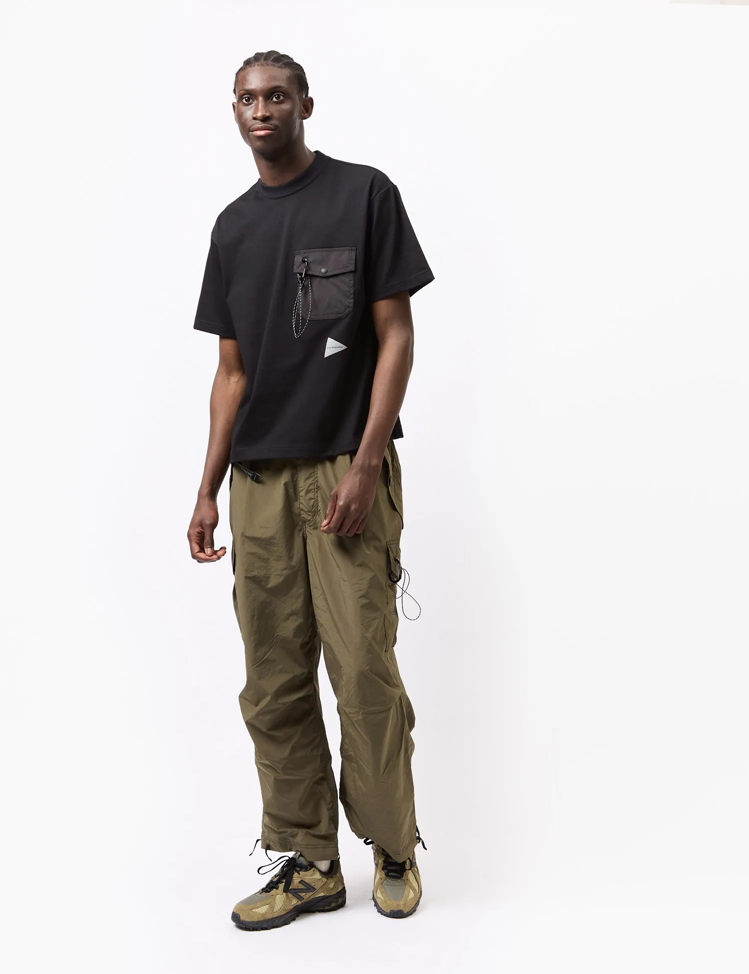 and Wander Oversized Cargo Pants - Khaki