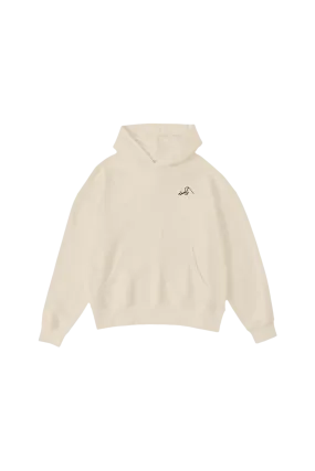 beige logo hoodie (v1)