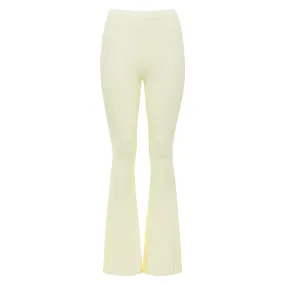 Buttercream Rib Flair Pant