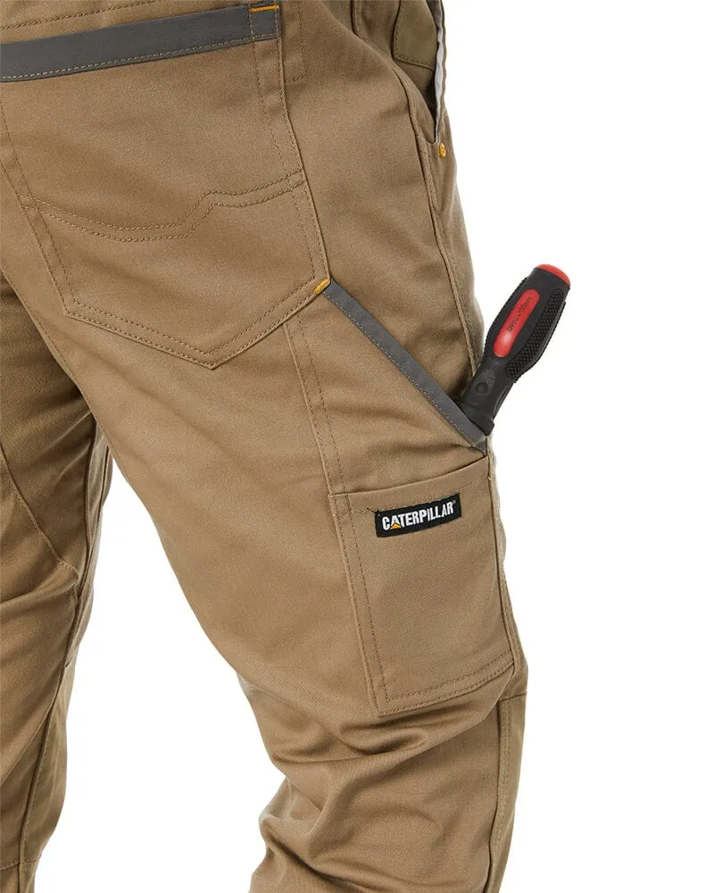 Cuffed Dynamic Pant - Khaki