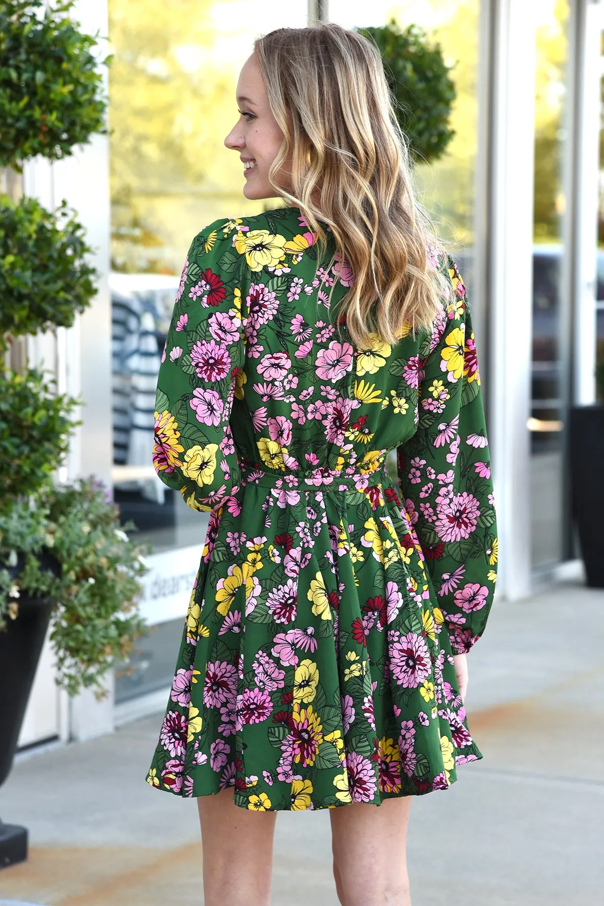 EVERLY FLORAL DRESS