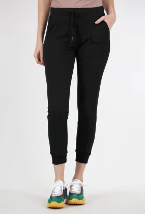 Fleece-Lined Joggers, Black