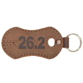 Marathon Runner's 26.2 Keychain Ring