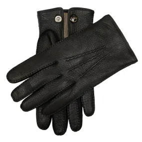 Men’s Heritage Handsewn Three-Point Cashmere-Lined Deerskin Leather Gloves