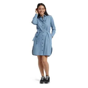 Mimi Chambray Shirt Dress - Light Blue (Final Sale)