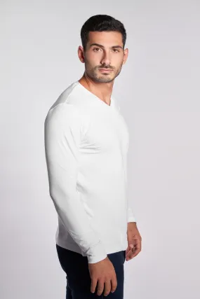 Plain Short Sleeves V-Neck(06)