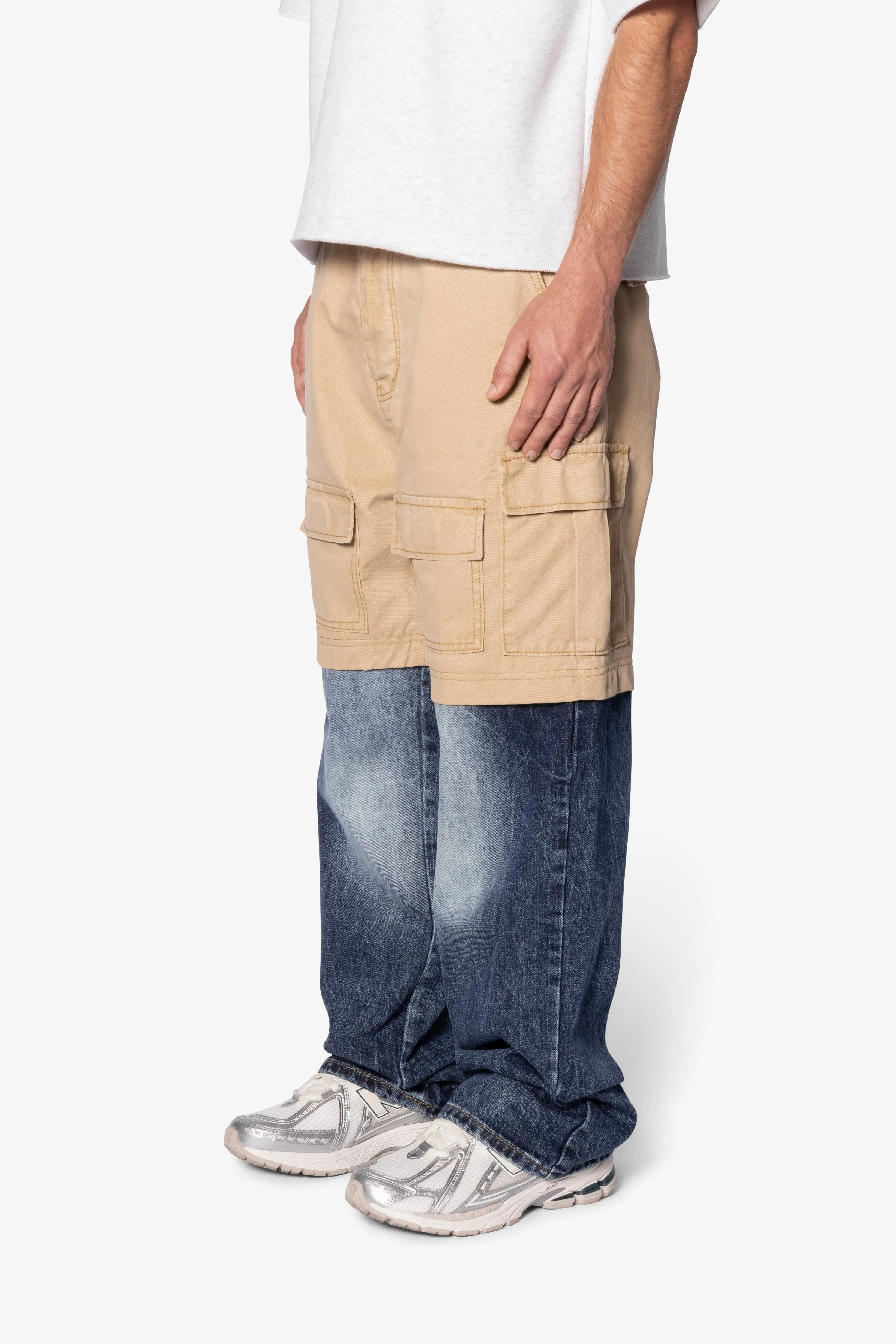 Ultra Baggy 70/30 Cargo Denim - Blue